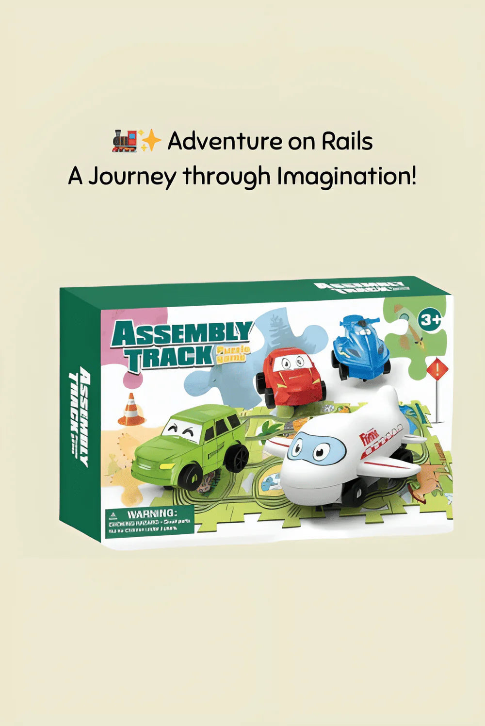 Montessori Puzzle Race Track(Ages 3-5)