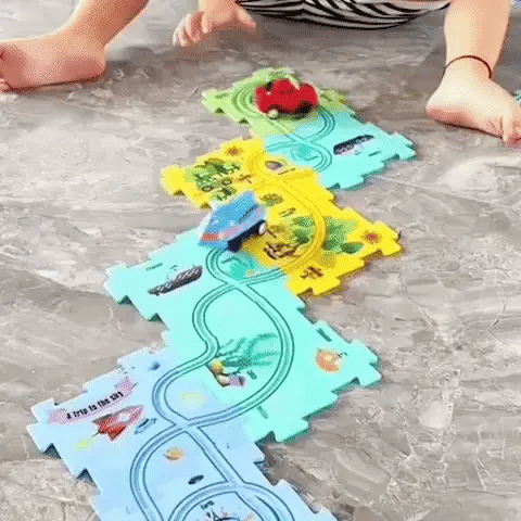 Montessori Puzzle Race Track(Ages 3-5)