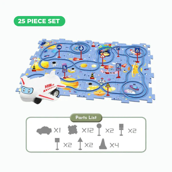 Montessori Puzzle Race Track(Ages 3-5)