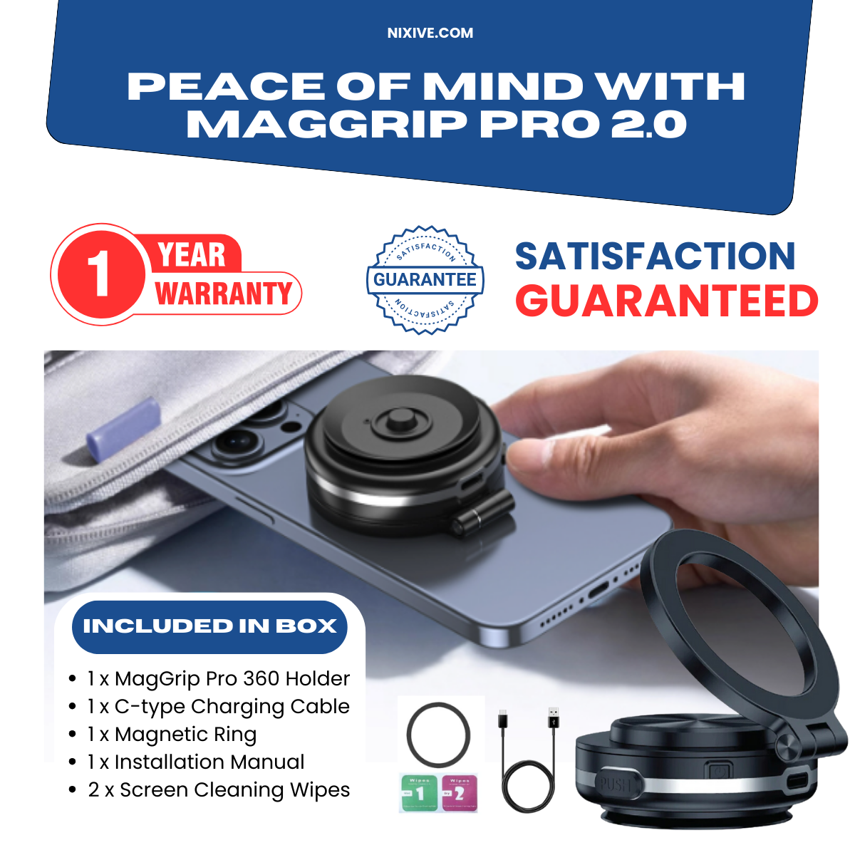 Magnetic Phone Holder Pro