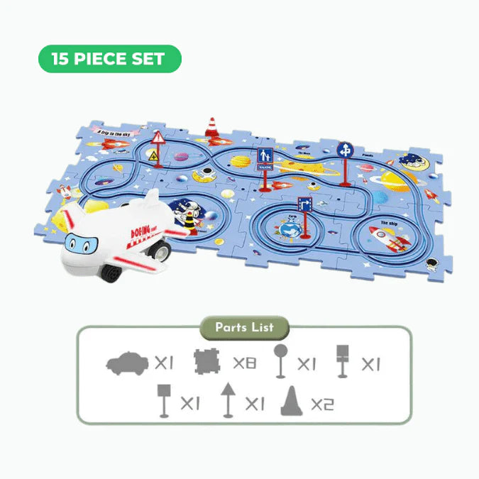 Montessori Puzzle Race Track(Ages 3-5)