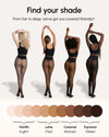 Sheer Illusion Fleece-Lined Tights