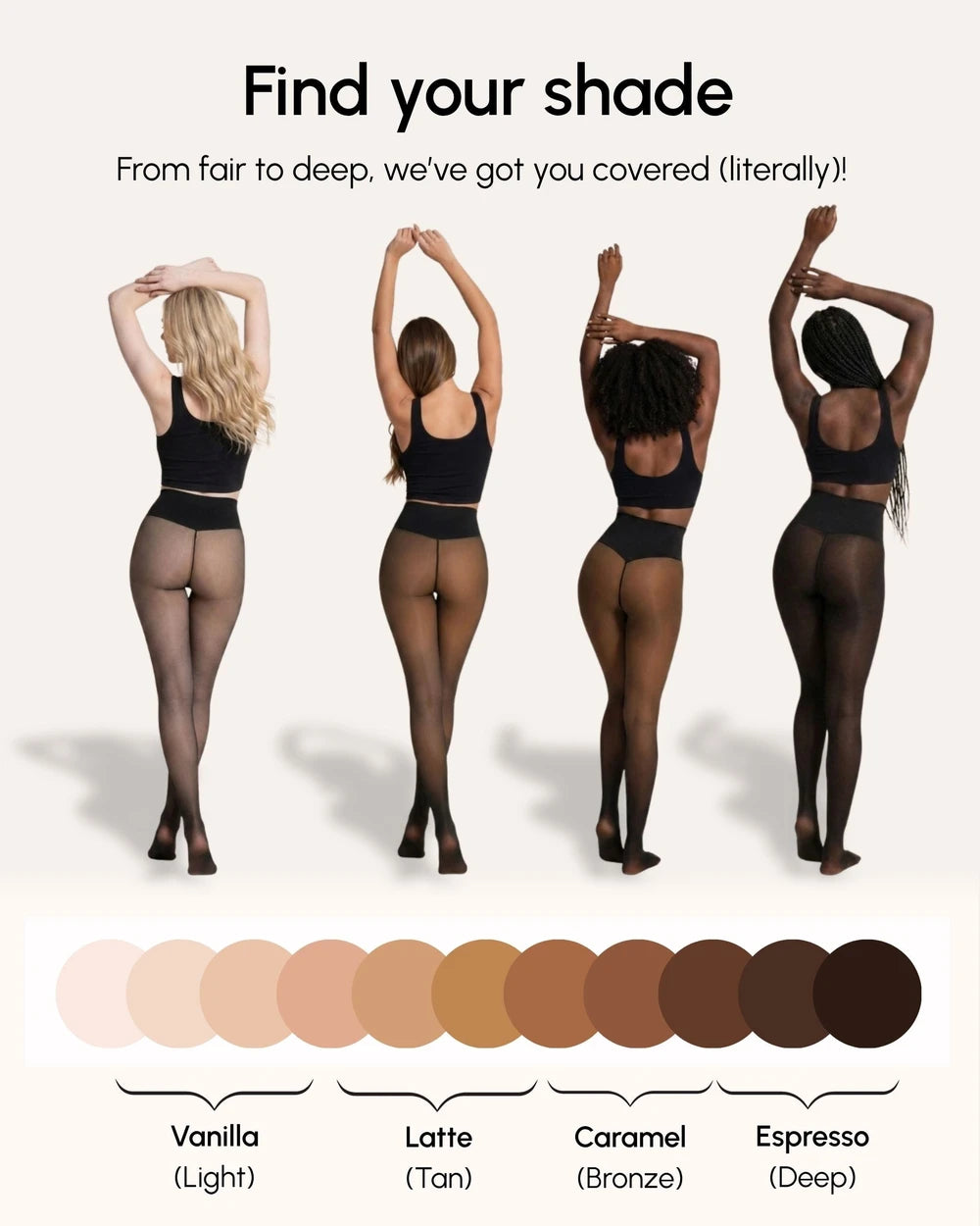 Sheer Illusion Fleece-Lined Tights