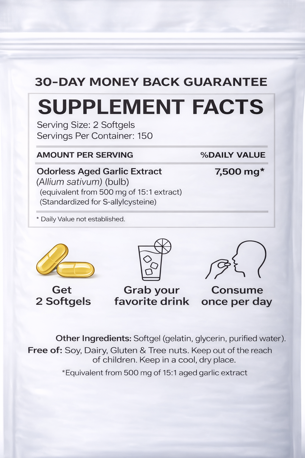 HeartGuard Odorless Aged Garlic Support