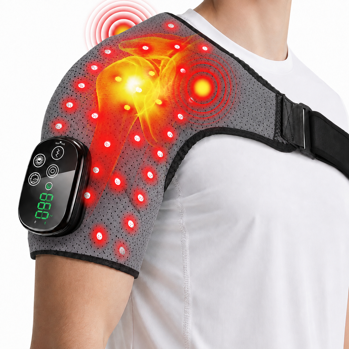 Heat + Massage Relief for Sore Shoulders
