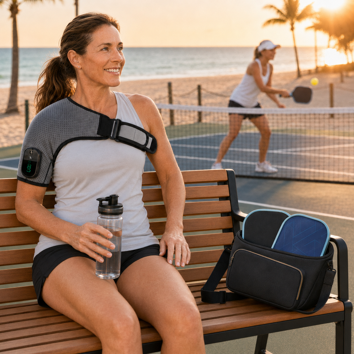 Heat + Massage Relief for Sore Shoulders