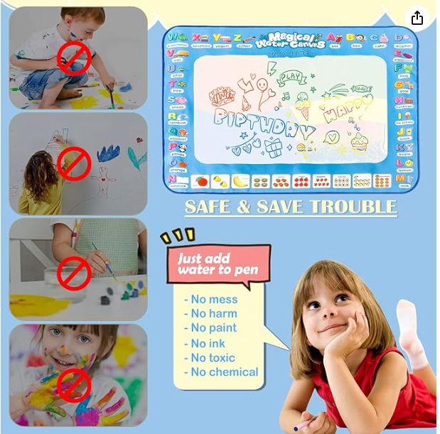 Magic Water Canvas Pad