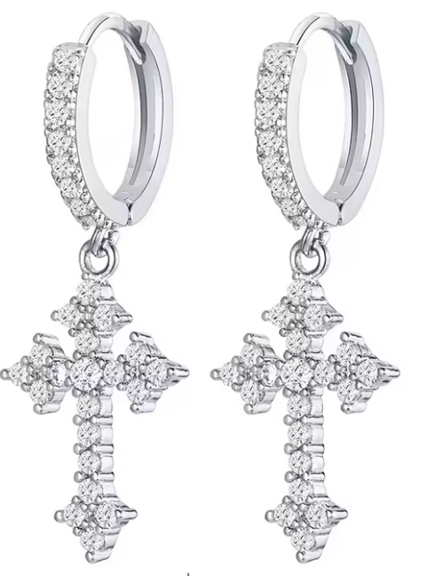 Cross Earrings.