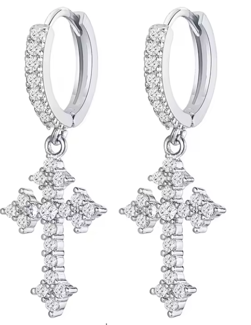 Cross Earrings.