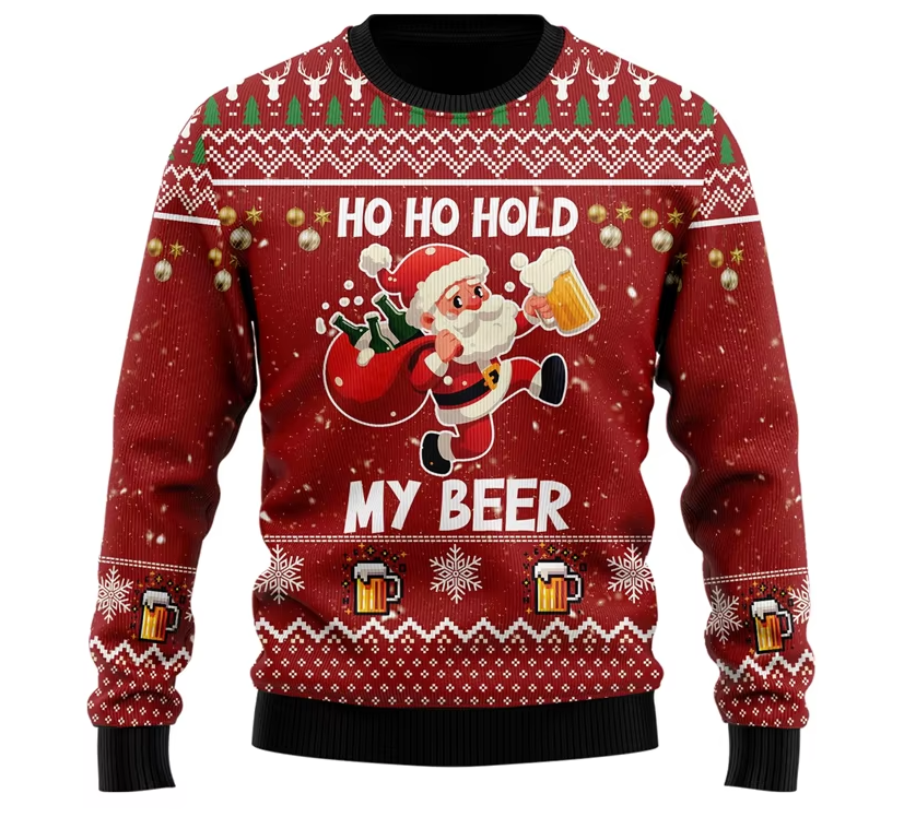 Festive Fun Beer Ugly Sweater