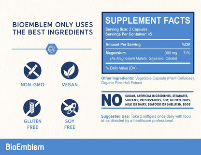 Magnesium Complex for Deep Sleep, Calm Recovery & Muscle Relief