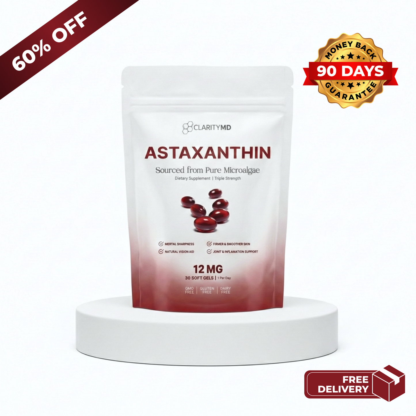 Cellular Glow Astaxanthin™ – Skin, Energy & Healthy Aging Support