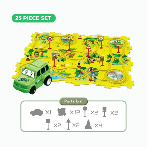 Montessori Puzzle Race Track(Ages 3-5)