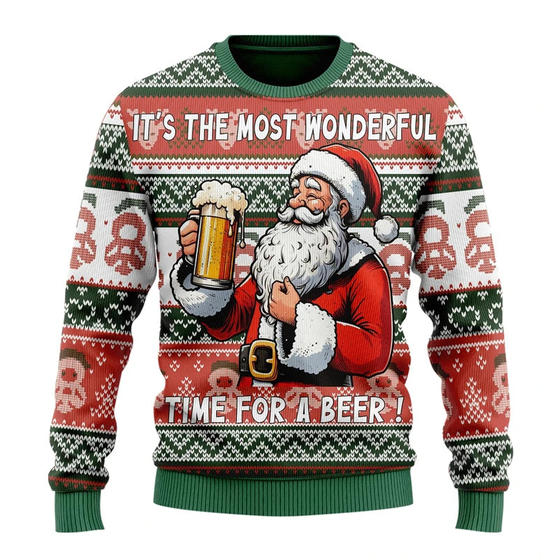 Festive Fun Beer Ugly Sweater
