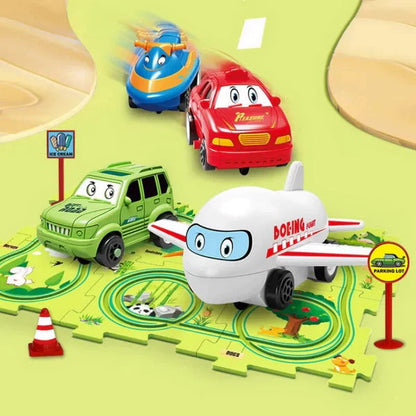 Montessori Puzzle Race Track(Ages 3-5)