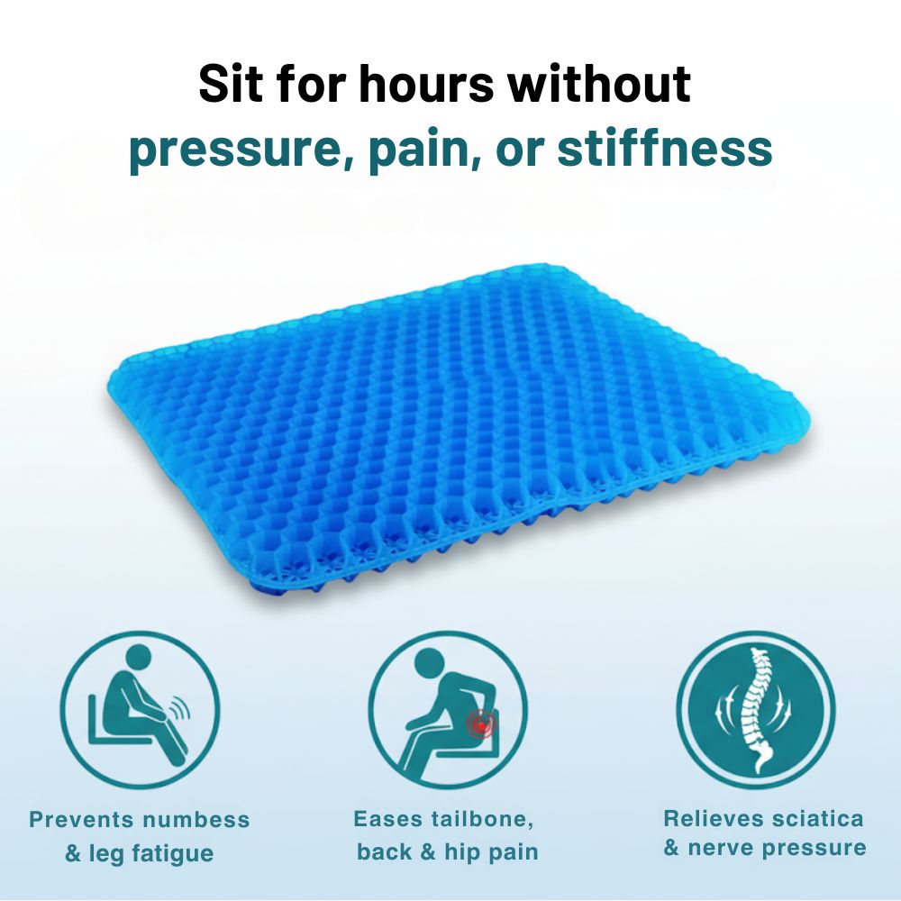 CoolGel+ Pressure Relief Seat Cushion