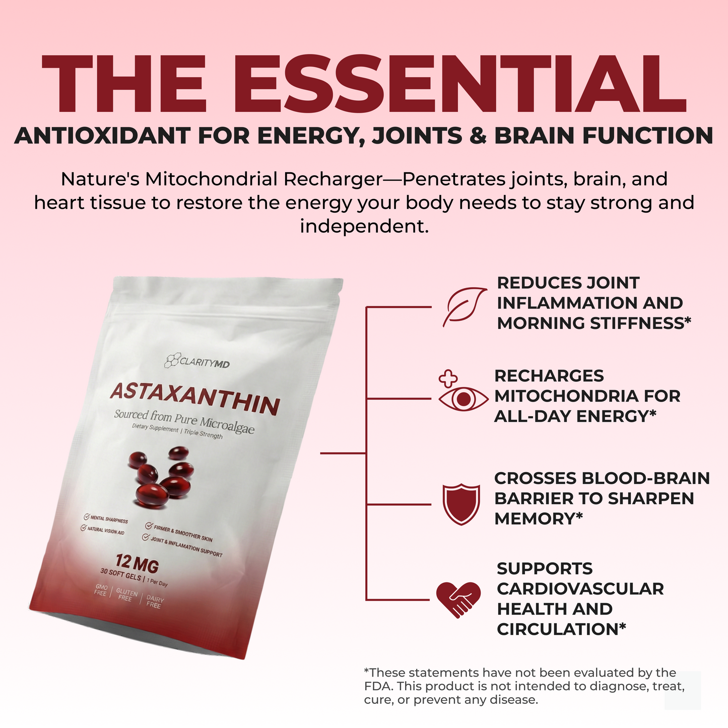 Cellular Glow Astaxanthin™ – Skin, Energy & Healthy Aging Support
