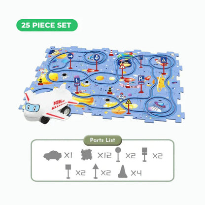 Montessori Puzzle Race Track(Ages 3-5)