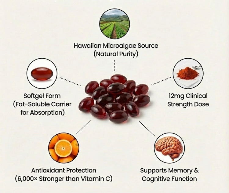 Cellular Glow Astaxanthin™ – Skin, Energy & Healthy Aging Support
