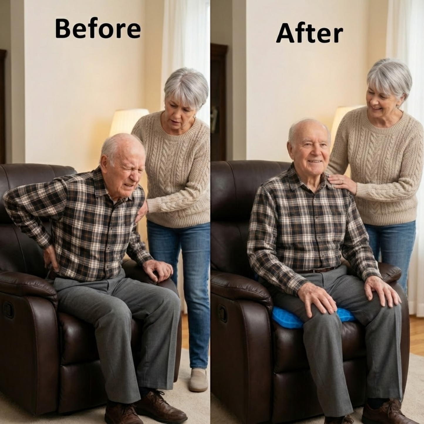 CoolGel+ Pressure Relief Seat Cushion