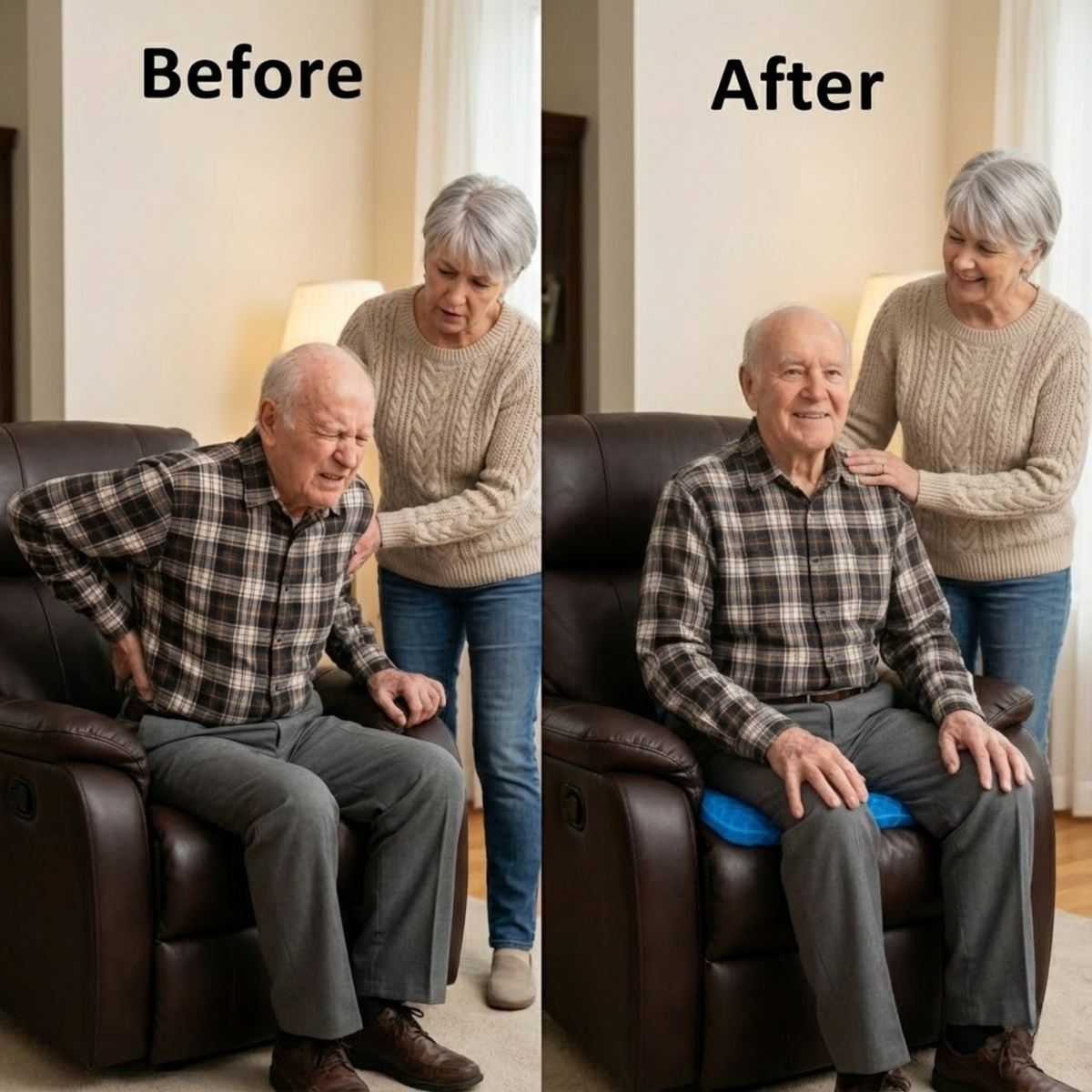 CoolGel+ Pressure Relief Seat Cushion