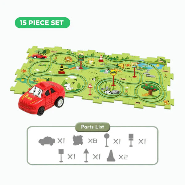 Montessori Puzzle Race Track(Ages 3-5)