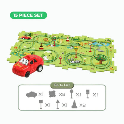 Montessori Puzzle Race Track(Ages 3-5)