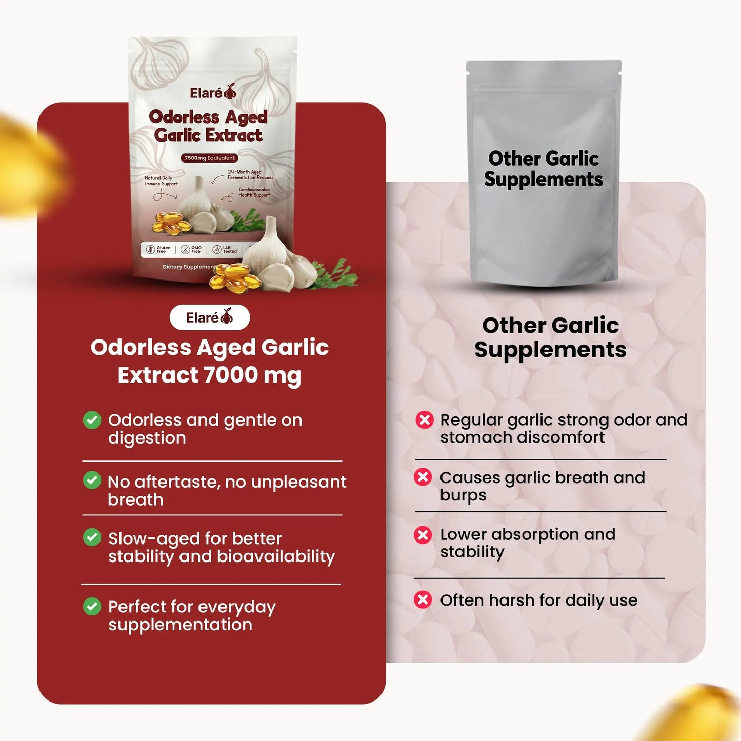 Odorless Aged Garlic Extract Boost