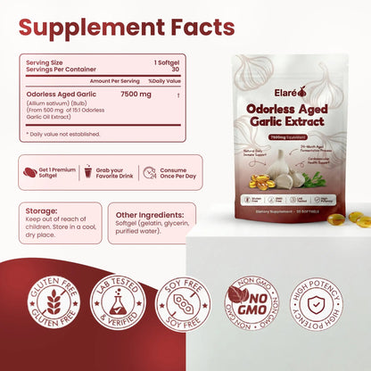 Odorless Aged Garlic Extract Boost