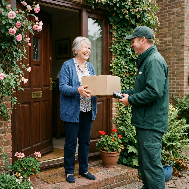 Receiving a delivery
