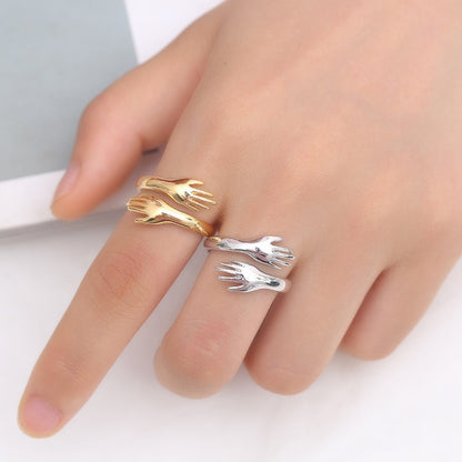 Hug Ring (Sterling Silver)